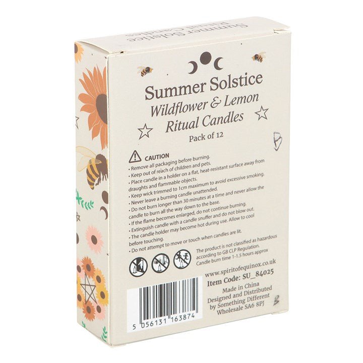 Wildflower & Lemon Summer Ritual Candles - Scents & Gifts UK