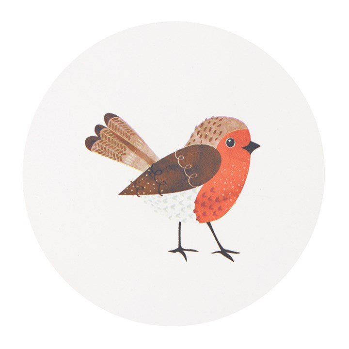 Winter Robin Coaster Set - Scents & Gifts UK