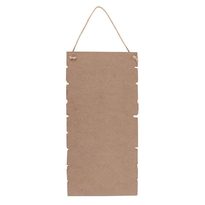 Winter Wonderland Checklist Hanging Sign - Scents & Gifts UK