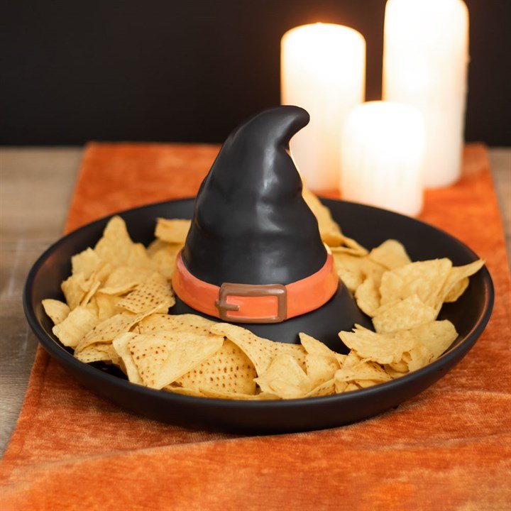 Witch Hat Chip & Dip Dish - Scents & Gifts UK