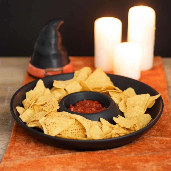 Witch Hat Chip & Dip Dish - Scents & Gifts UK