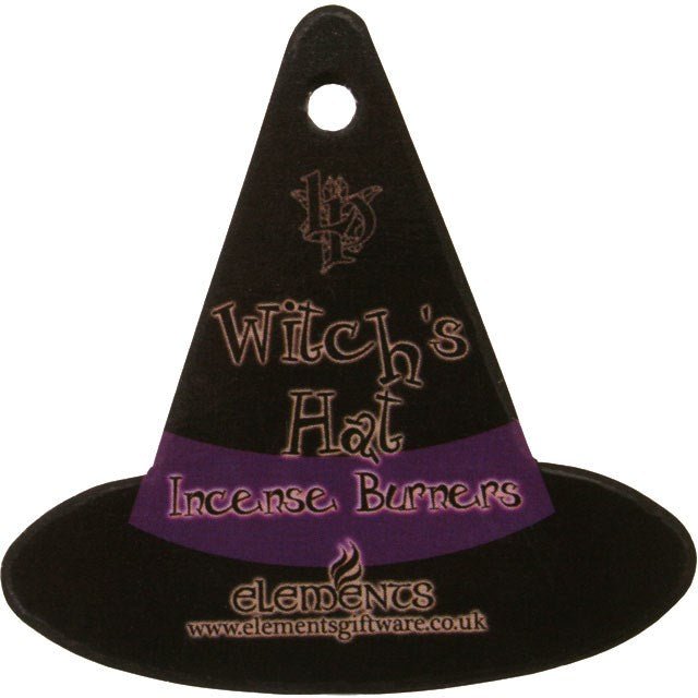 Witch Hat With Cat Incense Cone Holder - Scents & Gifts UK