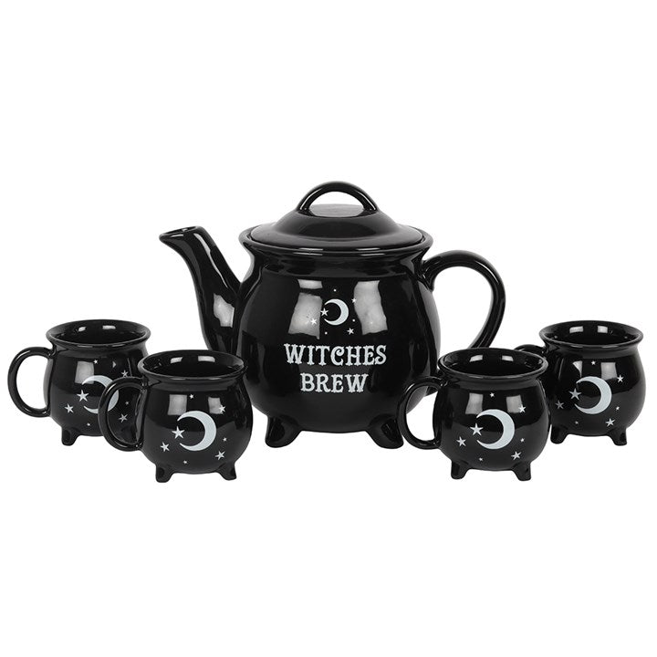 Witches Brew Ceramic Cauldron Tea Set - Scents & Gifts UK
