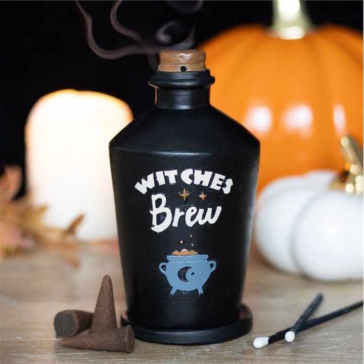 Witches Brew Potion Bottle Incense Cone Burner - Scents & Gifts UK