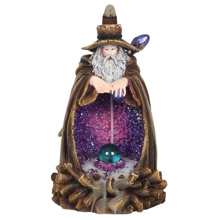 Wizard Backflow Incense Burner with Light - Scents & Gifts UK