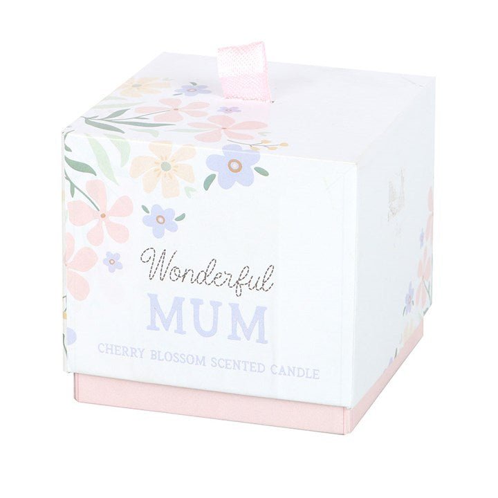 Wonderful Mum Cherry Blossom Candle - Scents & Gifts UK