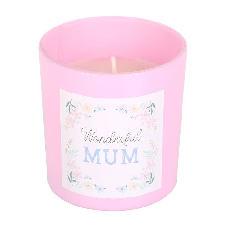 Wonderful Mum Cherry Blossom Candle - Scents & Gifts UK
