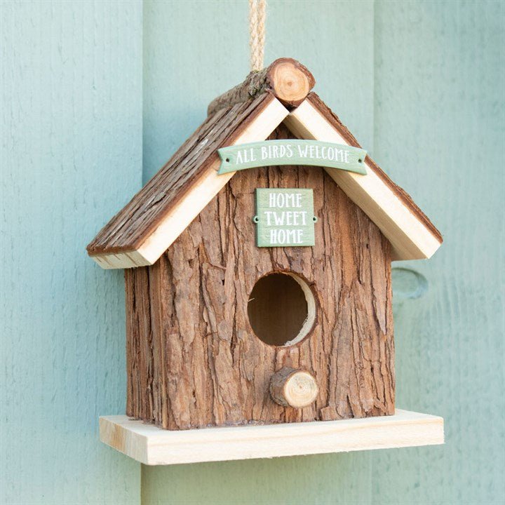 Wood Bark Bird House - Scents & Gifts UK