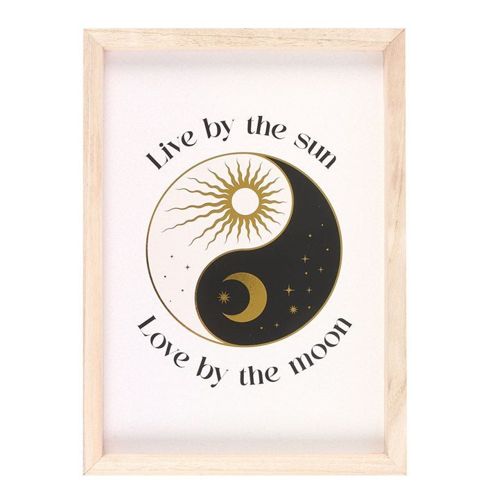 Yin Yang Framed Wall Art Print - Scents & Gifts UK