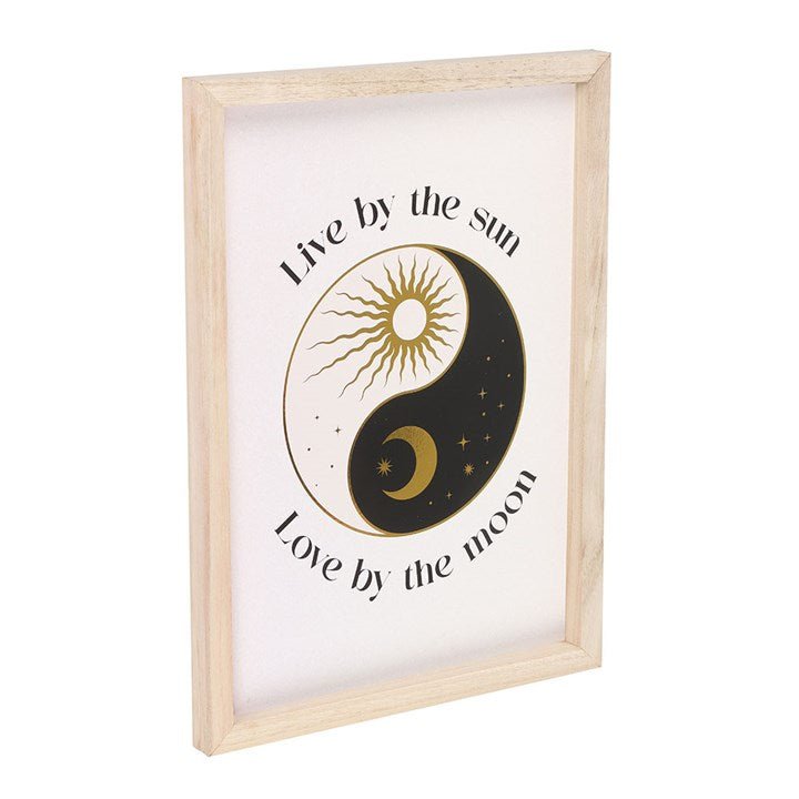 Yin Yang Framed Wall Art Print - Scents & Gifts UK