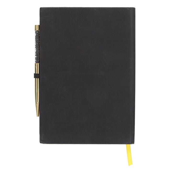 Yin Yang Journal with Black Obsidian Pen - Scents & Gifts UK