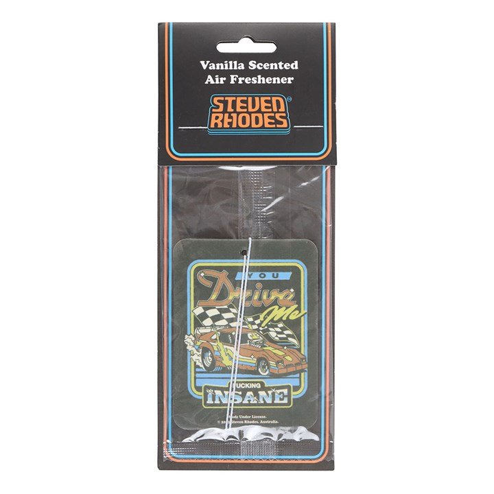 You Drive Me Insane Vanilla Air Freshener by Steven Rhodes - Scents & Gifts UK