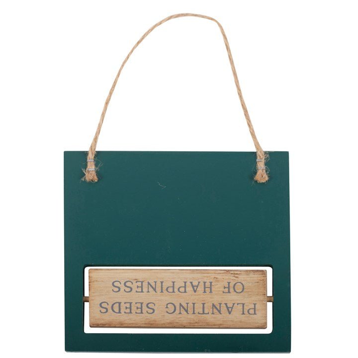 You'll Find Me in the Garden Reversible Hanging Sign - Scents & Gifts UK