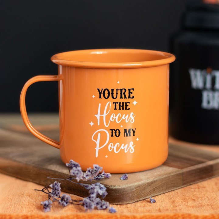 You're The Hocus To My Pocus Enamel Mug - Scents & Gifts UK
