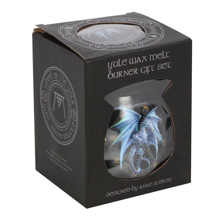 Yule Wax Melt Burner Gift Set by Anne Stokes - Scents & Gifts UK