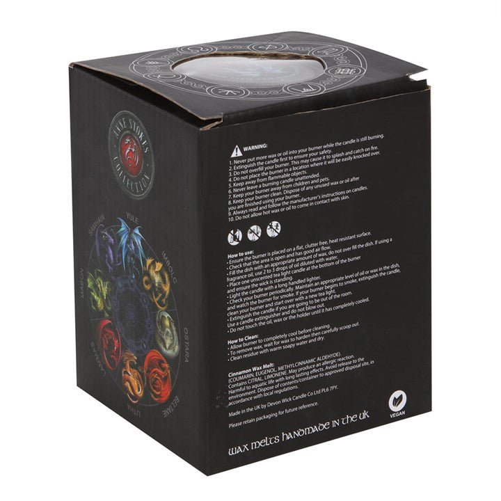 Yule Wax Melt Burner Gift Set by Anne Stokes - Scents & Gifts UK