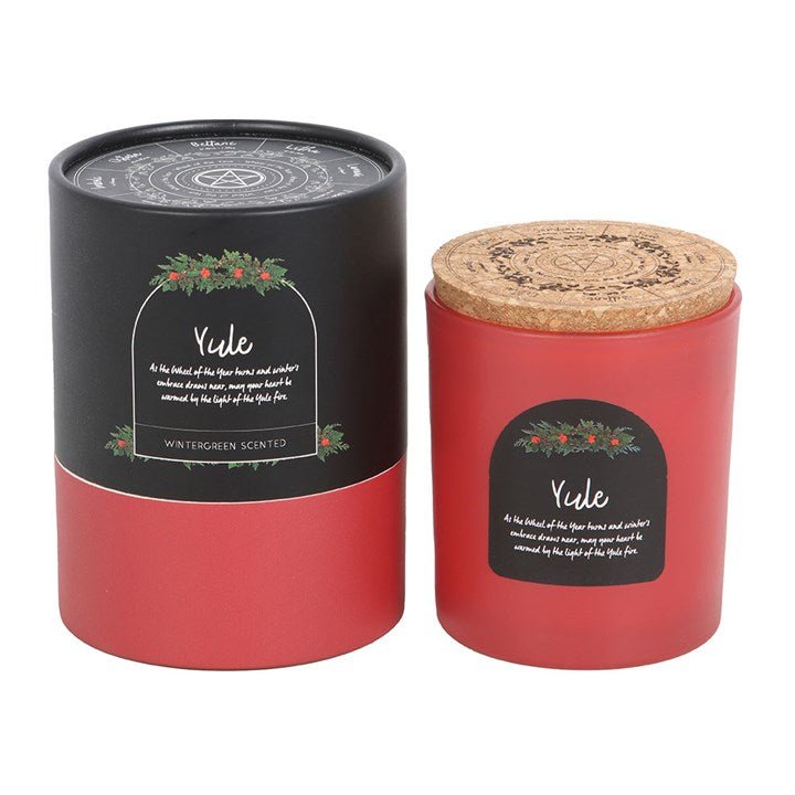 Yule Wintergreen Wheel of the Year Candle - Scents & Gifts UK