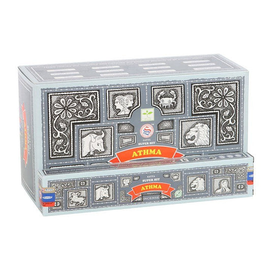 12 Packs of Superhit Athma Incense Sticks by Satya - Scents & Gifts UK