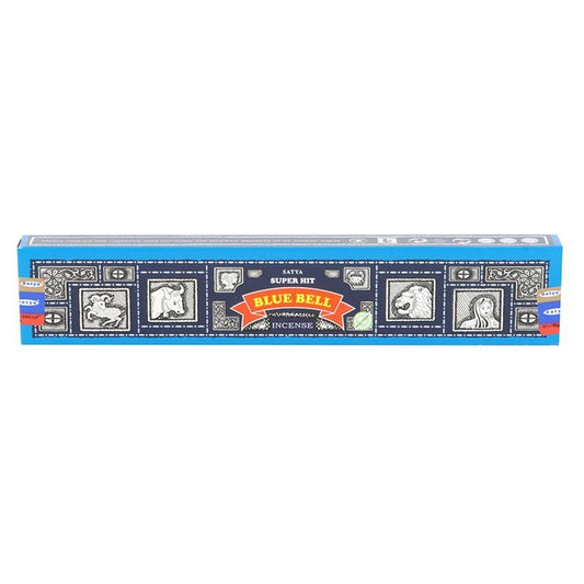 12 Packs of Superhit Blue Bell Incense Sticks by Satya - Scents & Gifts UK