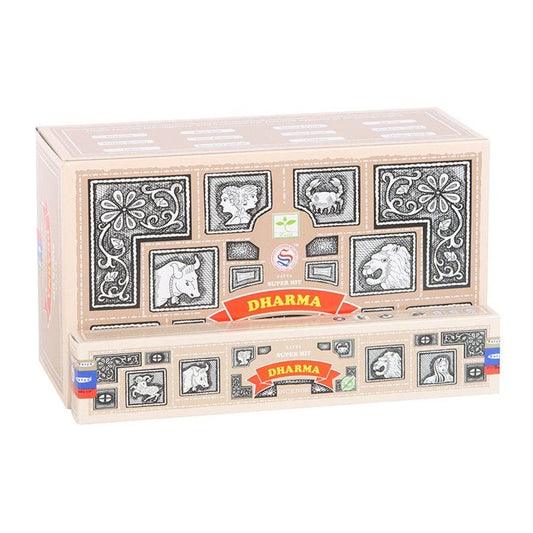 12 Packs of Superhit Dharma Incense Sticks by Satya - Scents & Gifts UK