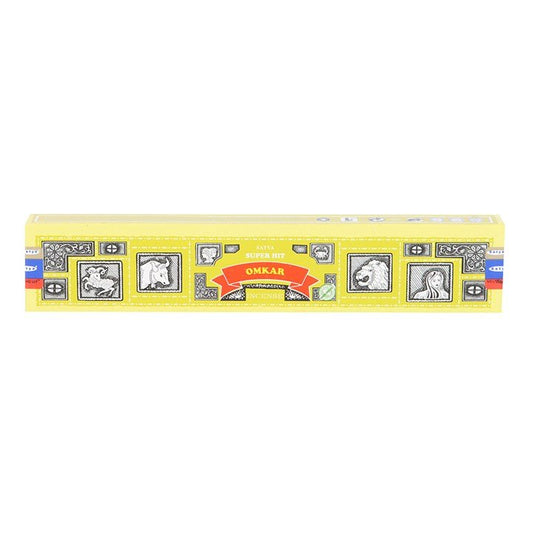 12 Packs of Superhit Omkar Incense Sticks by Satya - Scents & Gifts UK