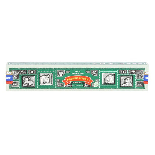 12 Packs of Superhit Sacred Sutra Incense Sticks by Satya - Scents & Gifts UK