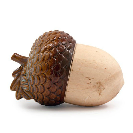 14cm Wooden Acorn Ornament - Scents & Gifts UK