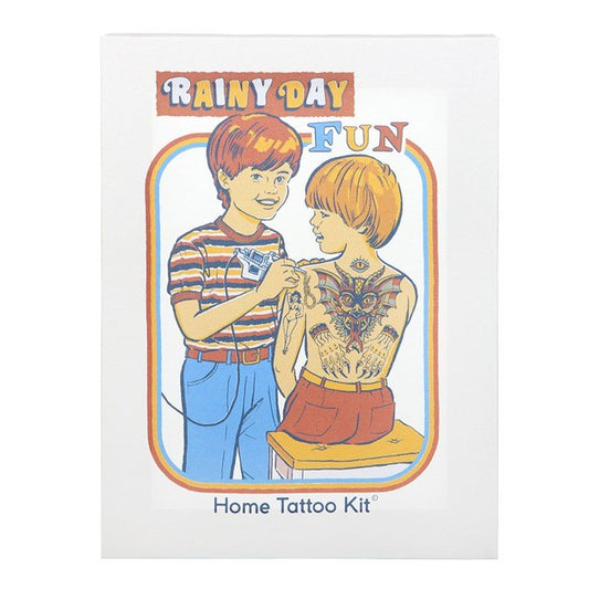 19x25cm Rainy Day Fun Canvas Plaque by Steven Rhodes - Scents & Gifts UK