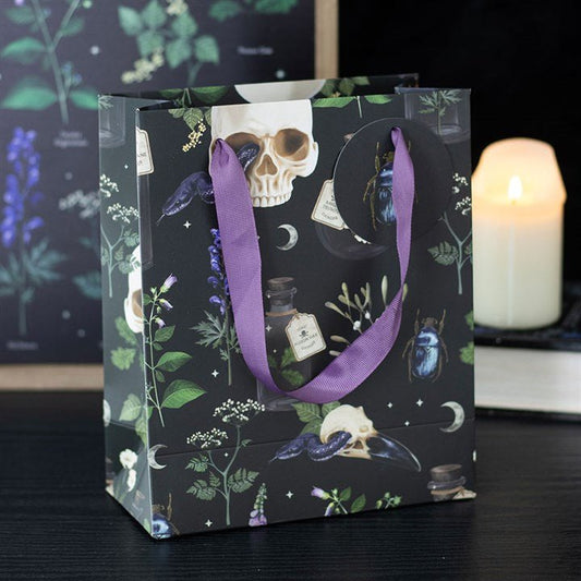 23cm Venom & Vines Print Gift Bag - Scents & Gifts UK