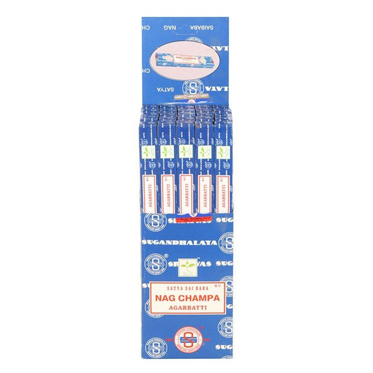 25 Packs of 10g Nag Champa Natural Incense by Satya - Scents & Gifts UK