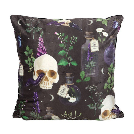 35cm Square Venom & Vines Print Cushion - Scents & Gifts UK