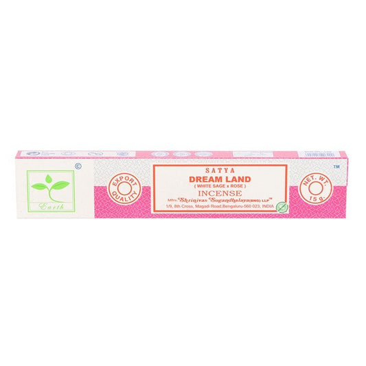 6 Packs of Dream Land Earth Incense by Satya - Scents & Gifts UK