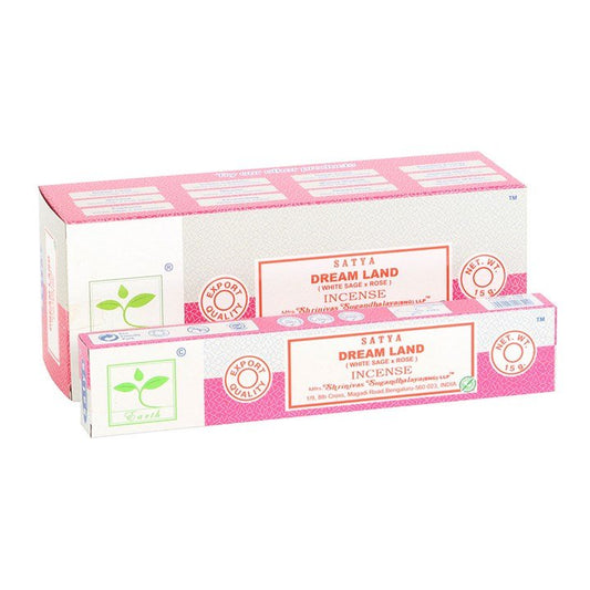 6 Packs of Dream Land Earth Incense by Satya - Scents & Gifts UK