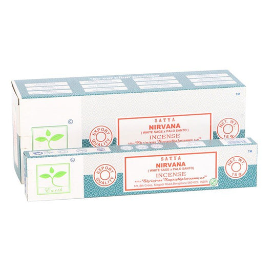6 Packs of Nirvana Earth Incense by Satya - Scents & Gifts UK