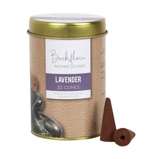 6 Tins of Elements Lavender Jumbo Backflow Cones - Scents & Gifts UK