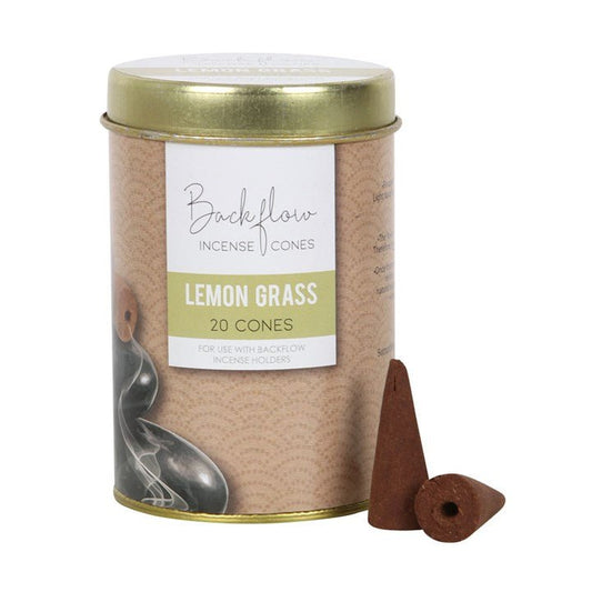 6 Tins of Elements Lemon Grass Jumbo Backflow Cones - Scents & Gifts UK
