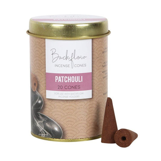 6 Tins of Elements Patchouli Jumbo Backflow Cones - Scents & Gifts UK
