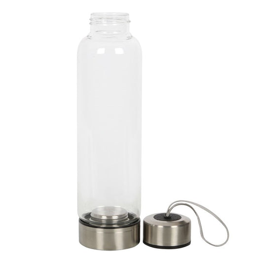 Plain Reusable Glass Water Bottle