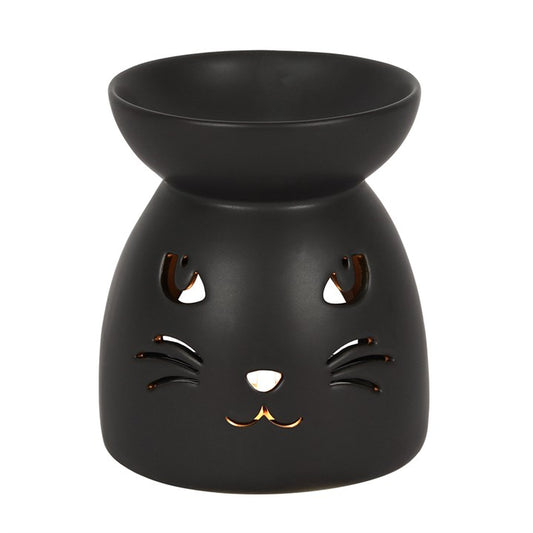 Black Cat Cut Out Oil Burner and Wax Warmer
