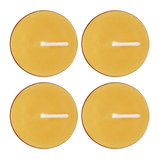 Set of 4 Beeswax Tealights