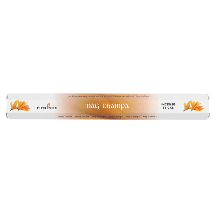 Set of 6 Packets of Elements Nag Champa Incense Sticks