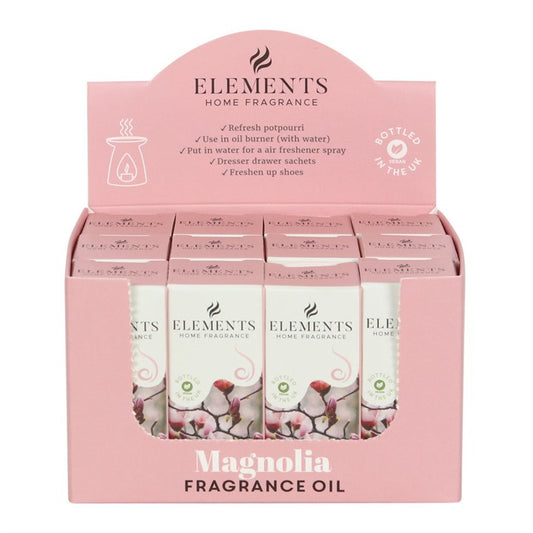 Set of 12 Elements Magnolia Fragrance Oils