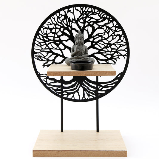 Tree of Life Buddha Candle Holder Ornament
