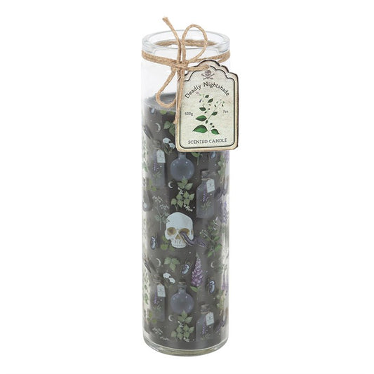 Poisonous Plants Deadly Nightshade Tube Candle