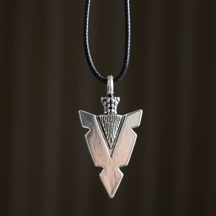 Arrowhead of Strength Viking Cord Necklace - Scents & Gifts UK
