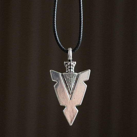 Arrowhead of Strength Viking Cord Necklace - Scents & Gifts UK