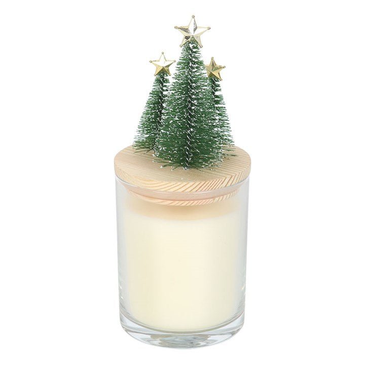 Bah Humbug Orange & Clove Glass Candle with Tree - Scents & Gifts UK