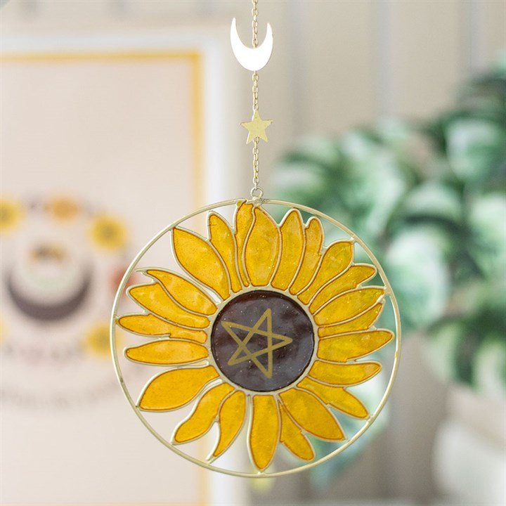 Bee Radiant Sunflower Suncatcher - Scents & Gifts UK