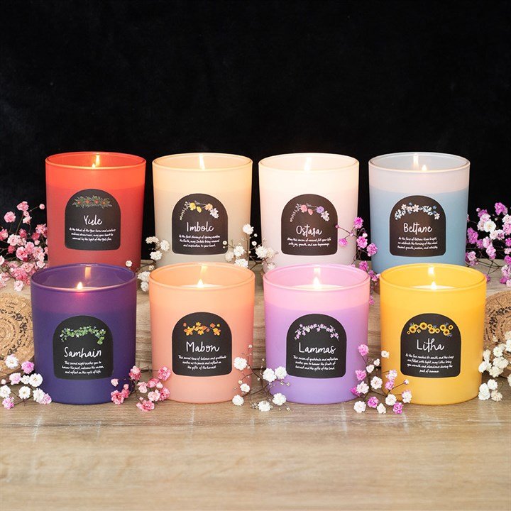 Beltane Orange Blossom Wheel of the Year Candle - Scents & Gifts UK