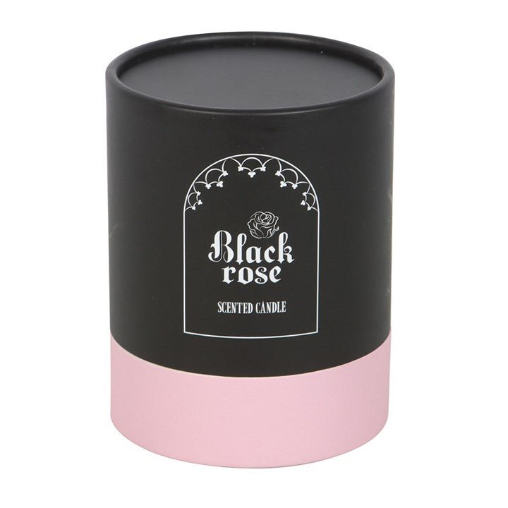 Black Rose Candle with 3D Roses - Scents & Gifts UK